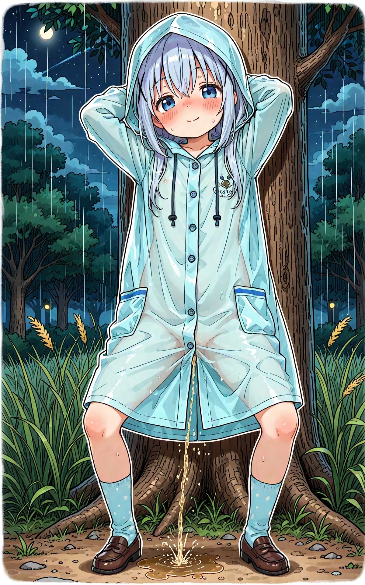 サンプル画像4:Cちゃん野外露出HCG集350枚(AIで遊ぼ) [d_655232]