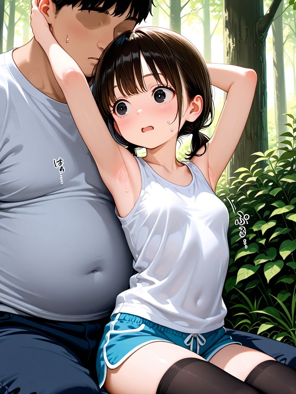 森の中で種付けされた少女 画像9