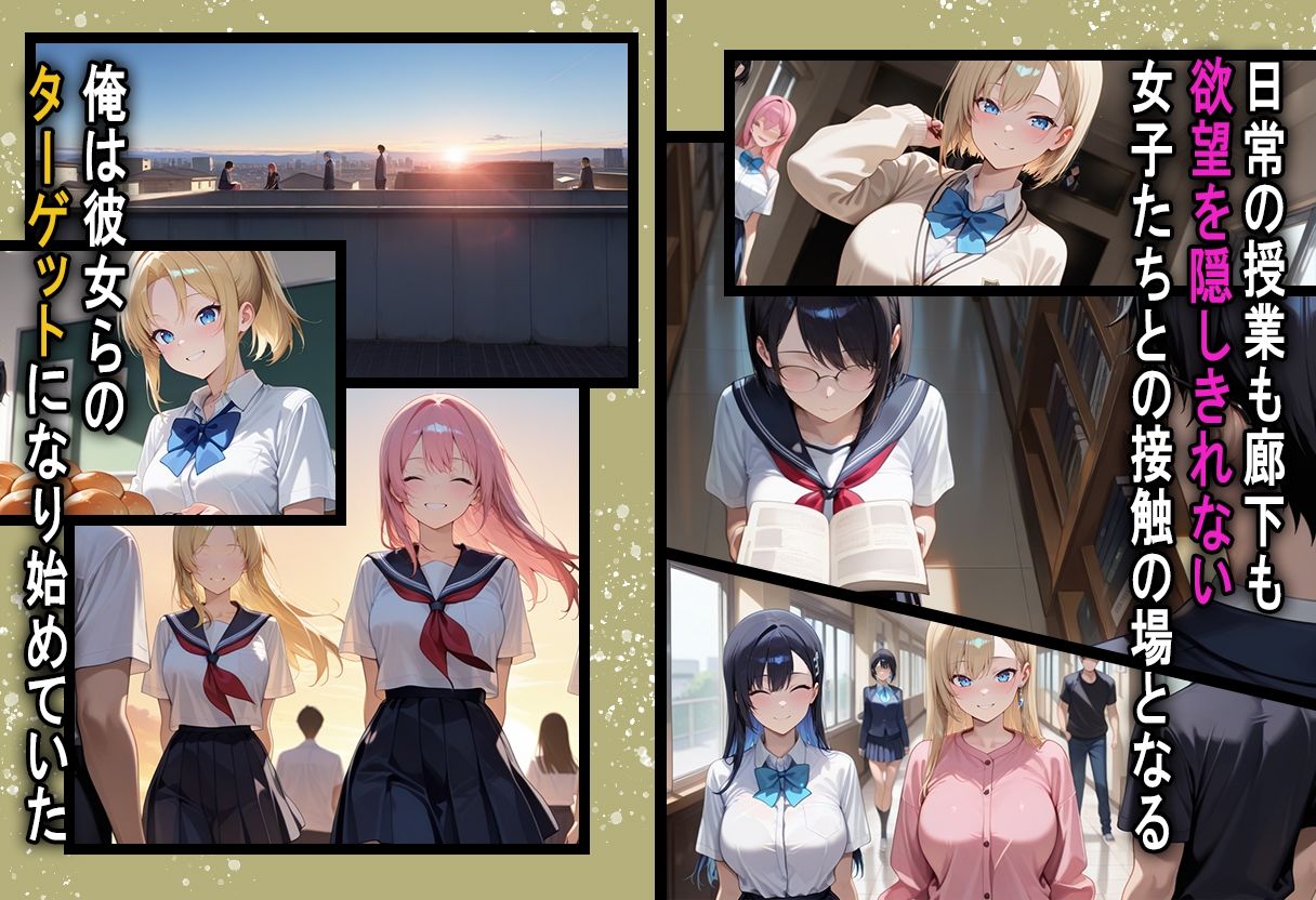 サンプル画像4:間違って女子校に入学したらムチムチ女子校生に毎日中出しを要求される学園生活〜バスケ女子編〜(しらたまレモネード) [d_655290]