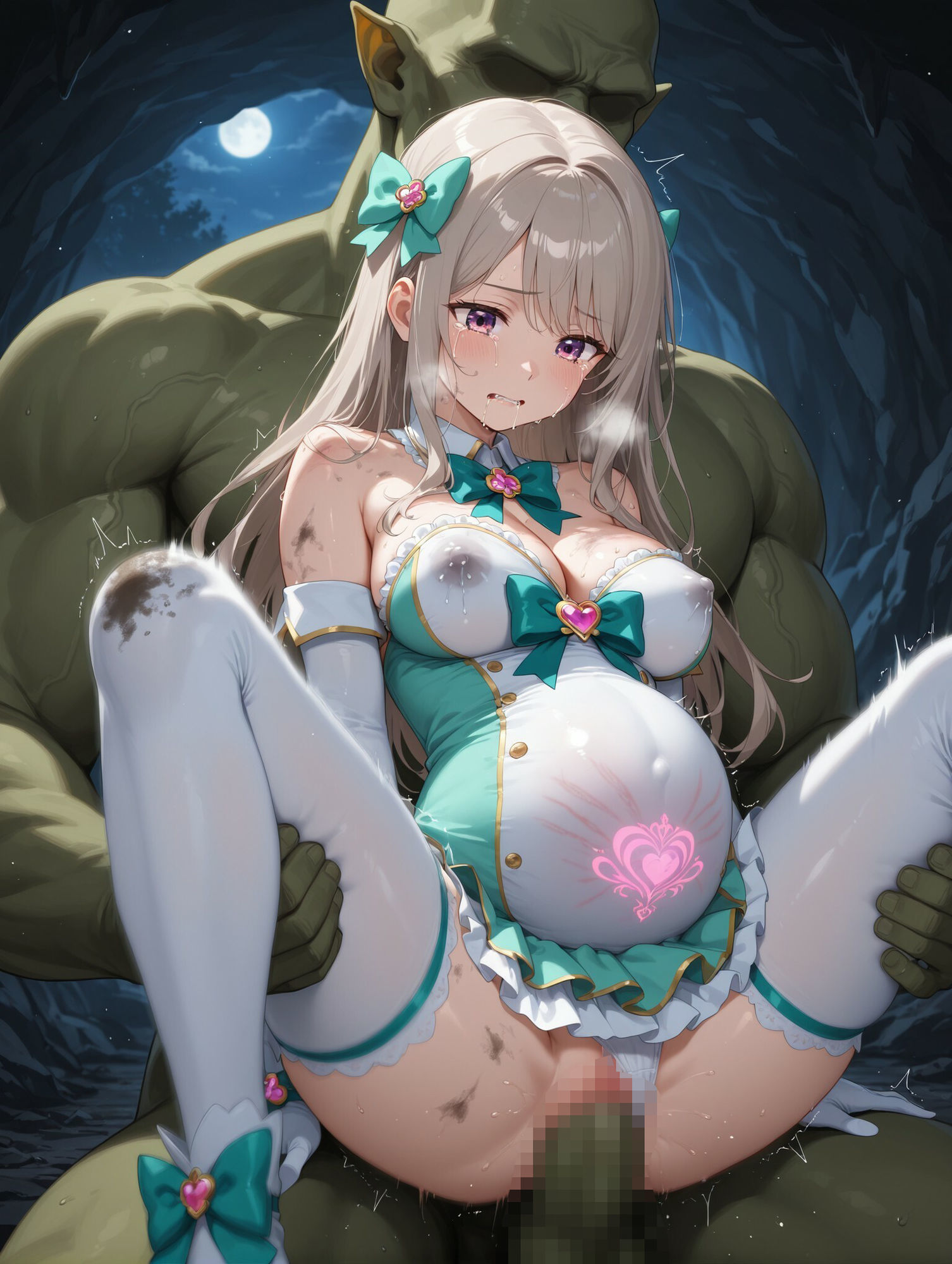 敗北魔法少女忌避受胎_04 画像8