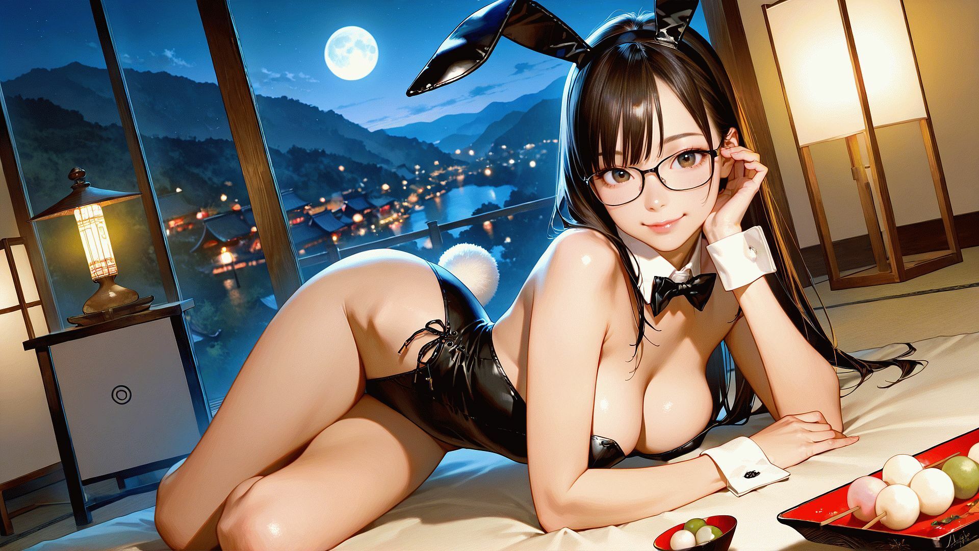 サンプル画像2:お月見バニー娘(Gugh Gouf Burgers) [d_655472]