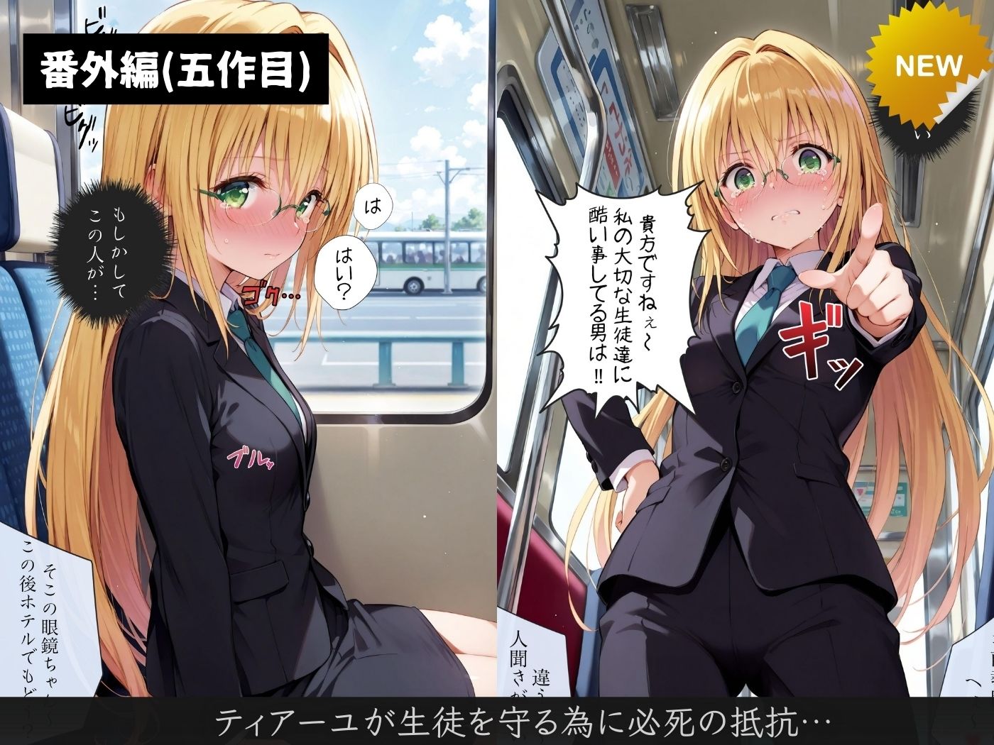 【総集編】痴●バス〜無敵の人に犯●れた女子●生達〜(ToL●VEる主要キャラ) 画像7