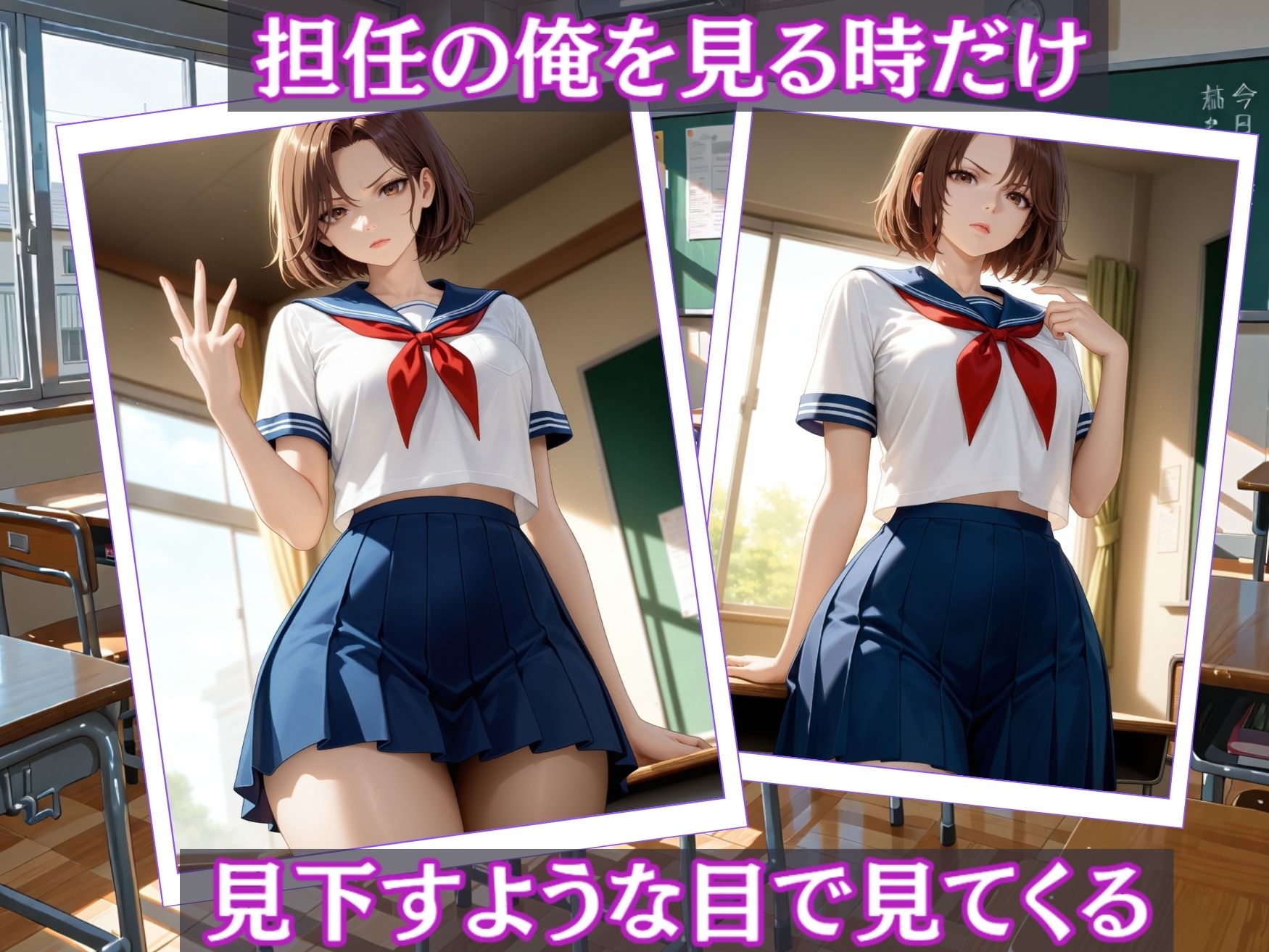 サンプル画像2:教師の逆襲〜わからせ調教   橋本小夏編(ひみつ学園) [d_655488]