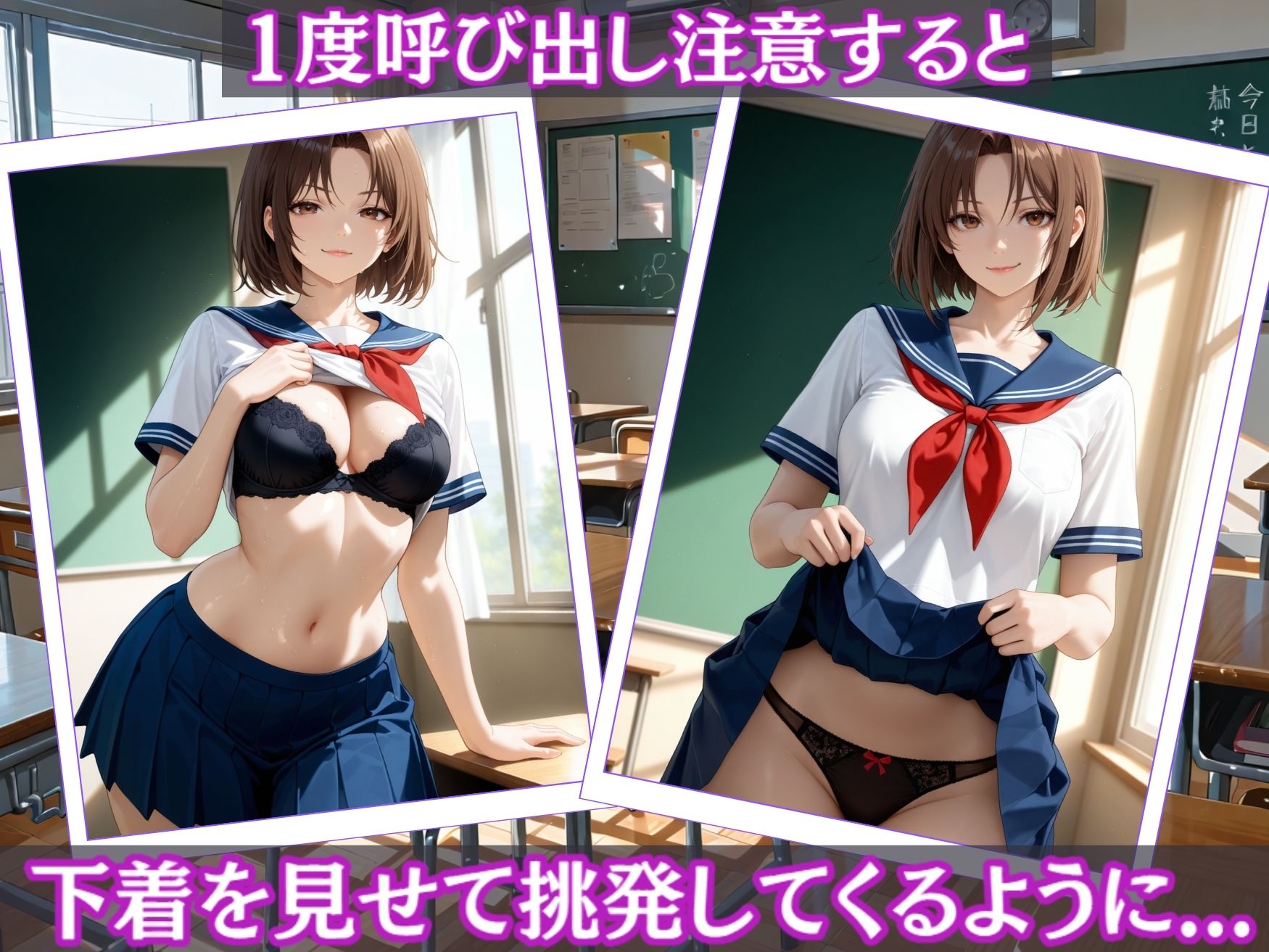 サンプル画像3:教師の逆襲〜わからせ調教   橋本小夏編(ひみつ学園) [d_655488]