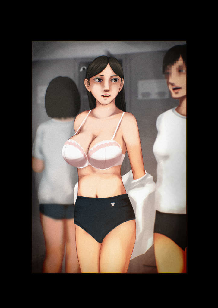 サンプル画像4:心霊写真―巨乳女子学生を見つめるこの世ナラザルモノ―搾乳体験の風景、おさわり体育祭(四葉弘彦) [d_655500]