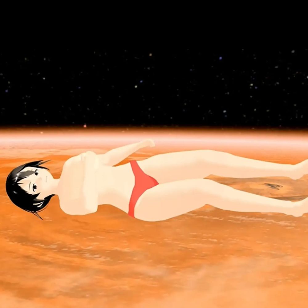 サンプル画像5:宇宙グラビア  無重力で暴れるHカップおっぱい  小津りさ(ウォブディー) [d_655595]