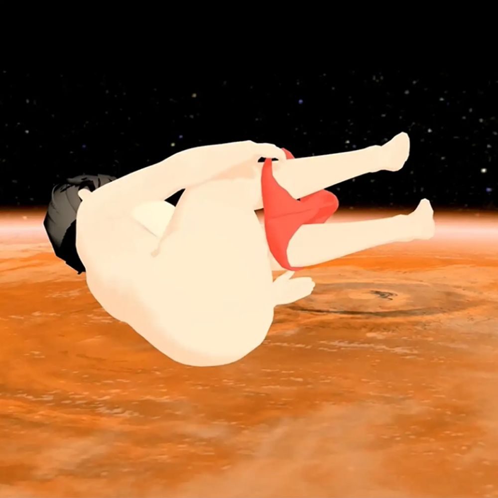 サンプル画像6:宇宙グラビア  無重力で暴れるHカップおっぱい  小津りさ(ウォブディー) [d_655595]