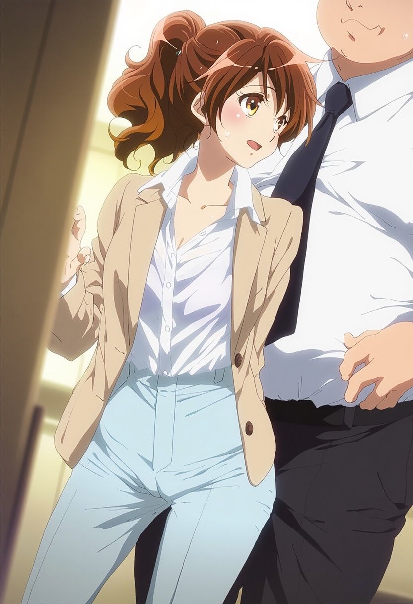 サンプル画像1:職場の男性職員に言い寄られて体を許しちゃう黄前久◯子先生(Ferrappuccino-FPart) [d_655744]