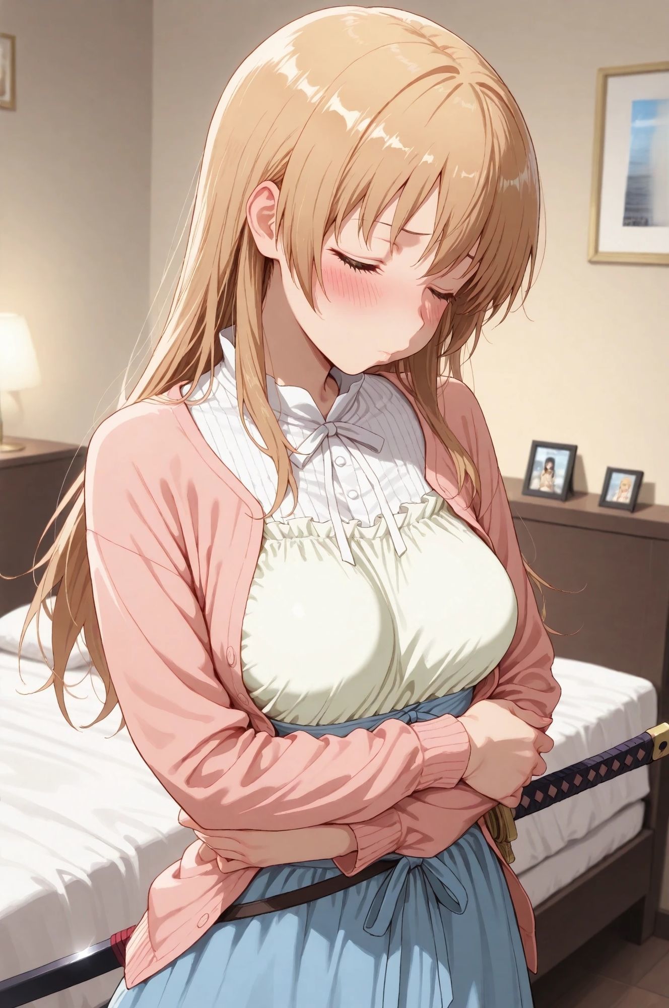 サンプル画像6:AIイラストCG集105  WOR〇ING！！  轟〇千代(ドンガラAI美少女イラスト支部) [d_655770]