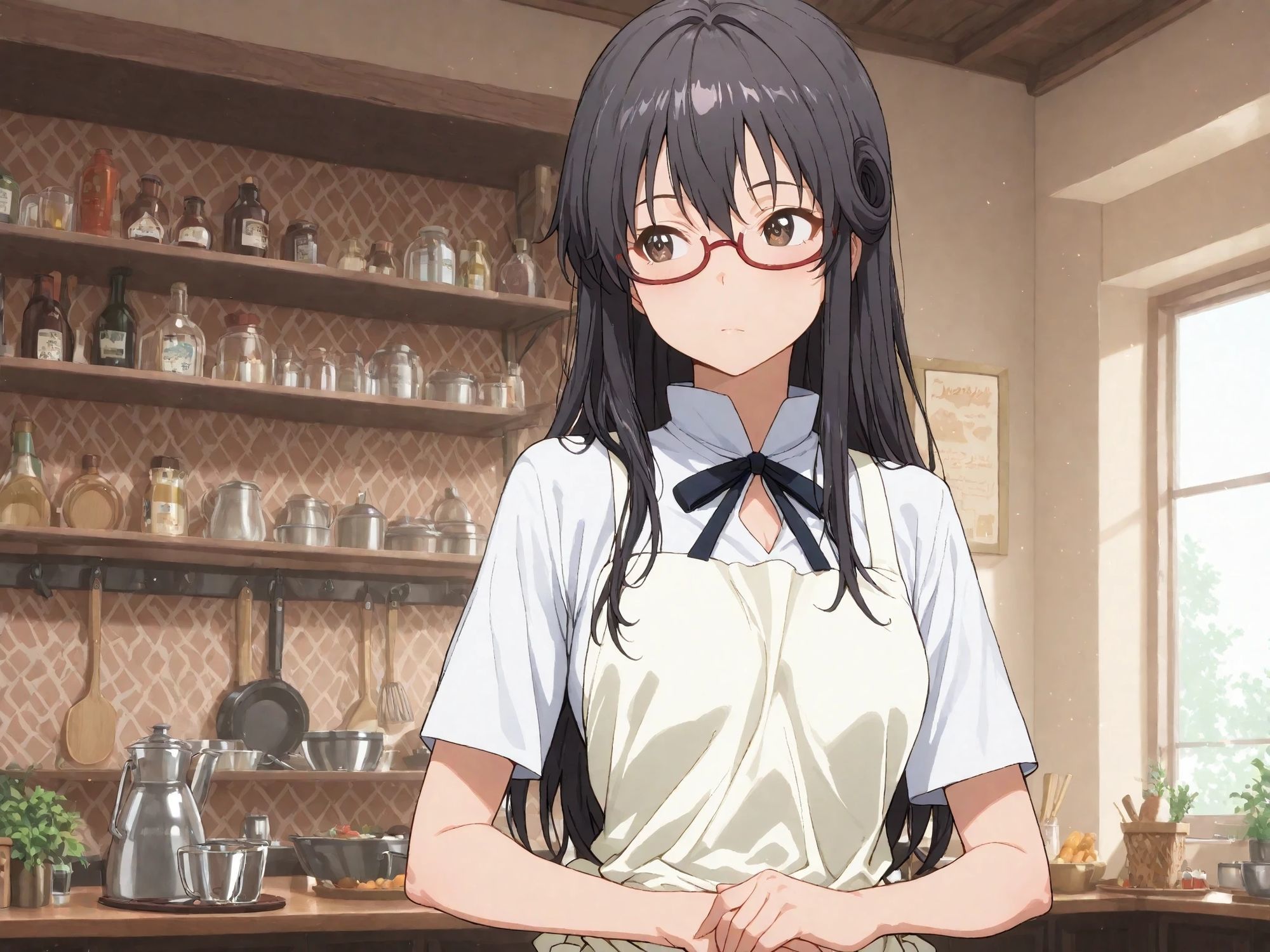 サンプル画像1:AIイラストCG集106  WOR〇ING！！  松〇摩耶(ドンガラAI美少女イラスト支部) [d_655772]