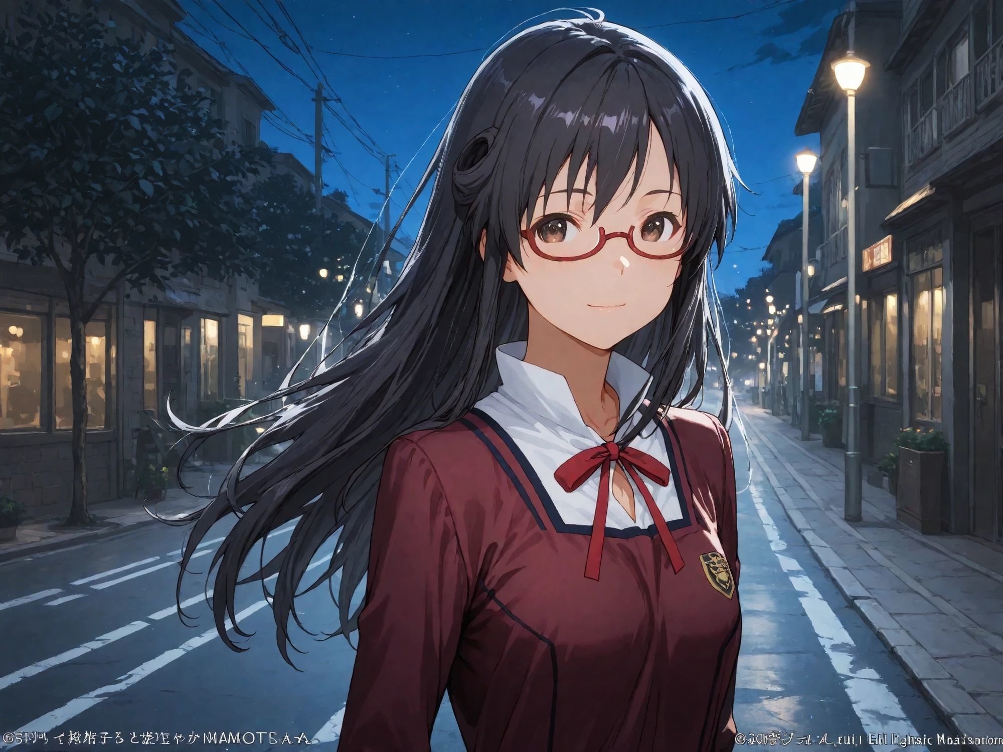 AIイラストCG集106  WOR〇ING！！  松〇摩耶 画像5