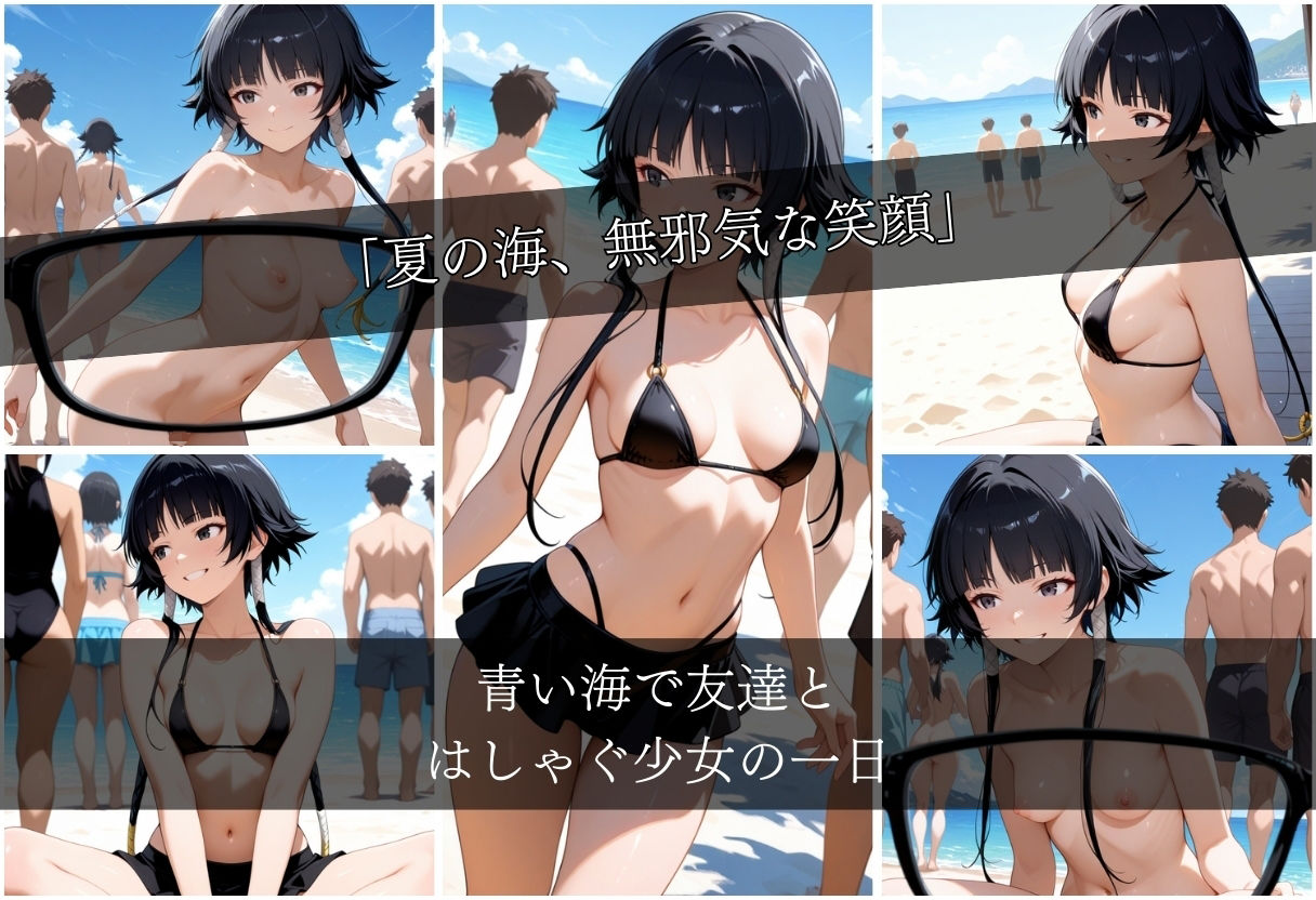 サンプル画像3:浜辺で堕ちた少女の催●調教録〜砕〇編〜(んはは) [d_655898]