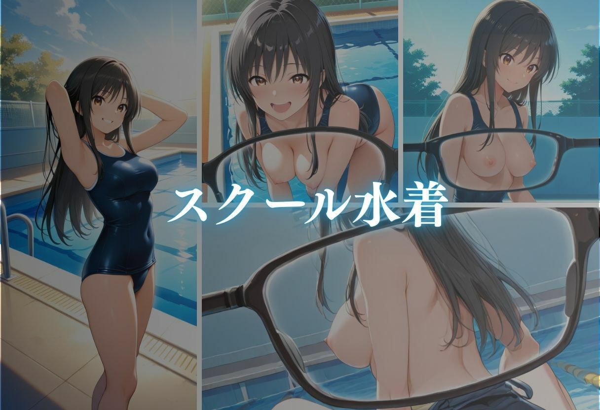 サンプル画像5:透視メガネ  古〇川唯(かげつな) [d_655947]