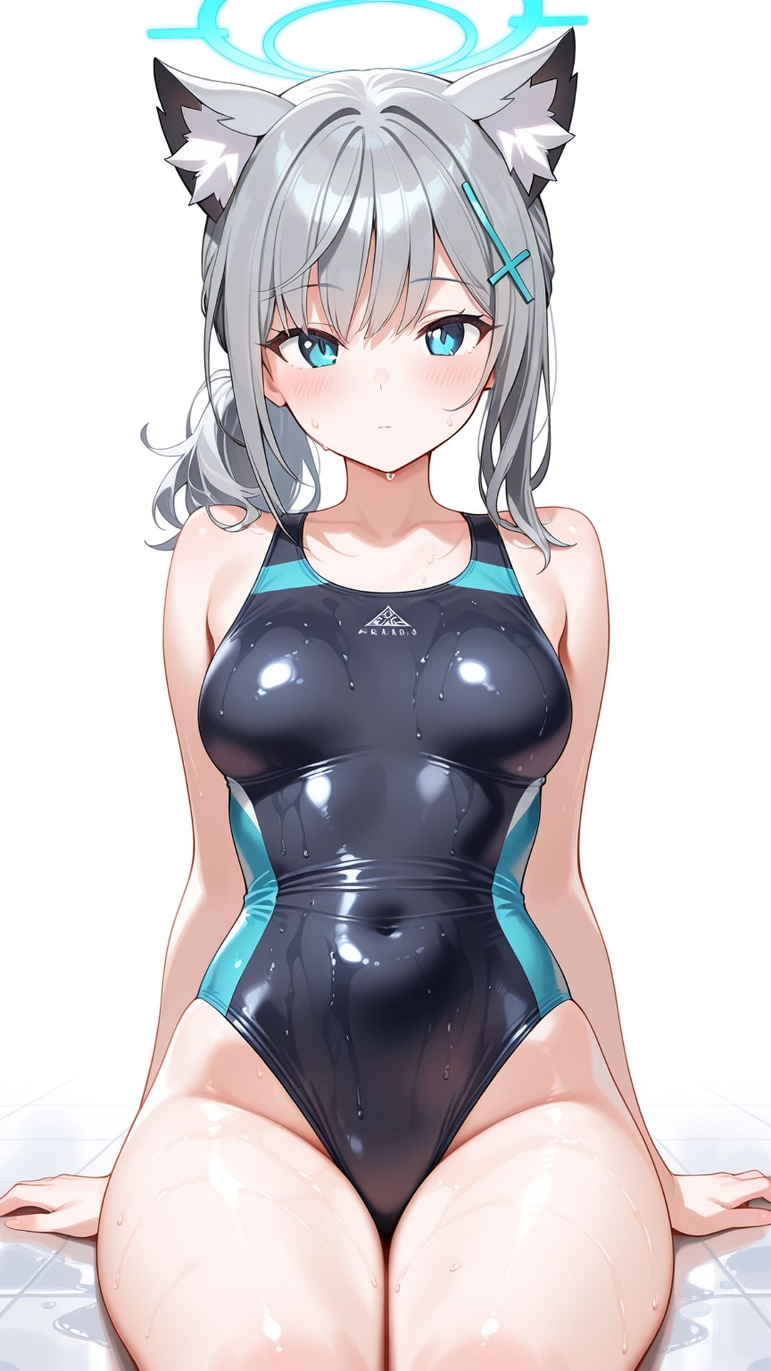 ブル●アーカイブ シ●コの全裸イラスト集 画像8
