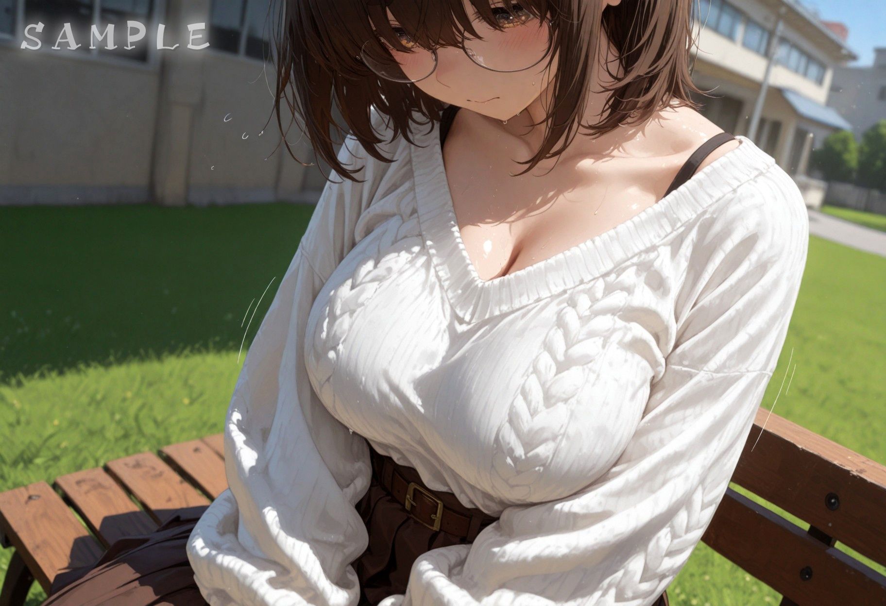 サンプル画像1:大学新入生、爆乳で押しに弱い陰キャだった(どあきゃん！) [d_656083]