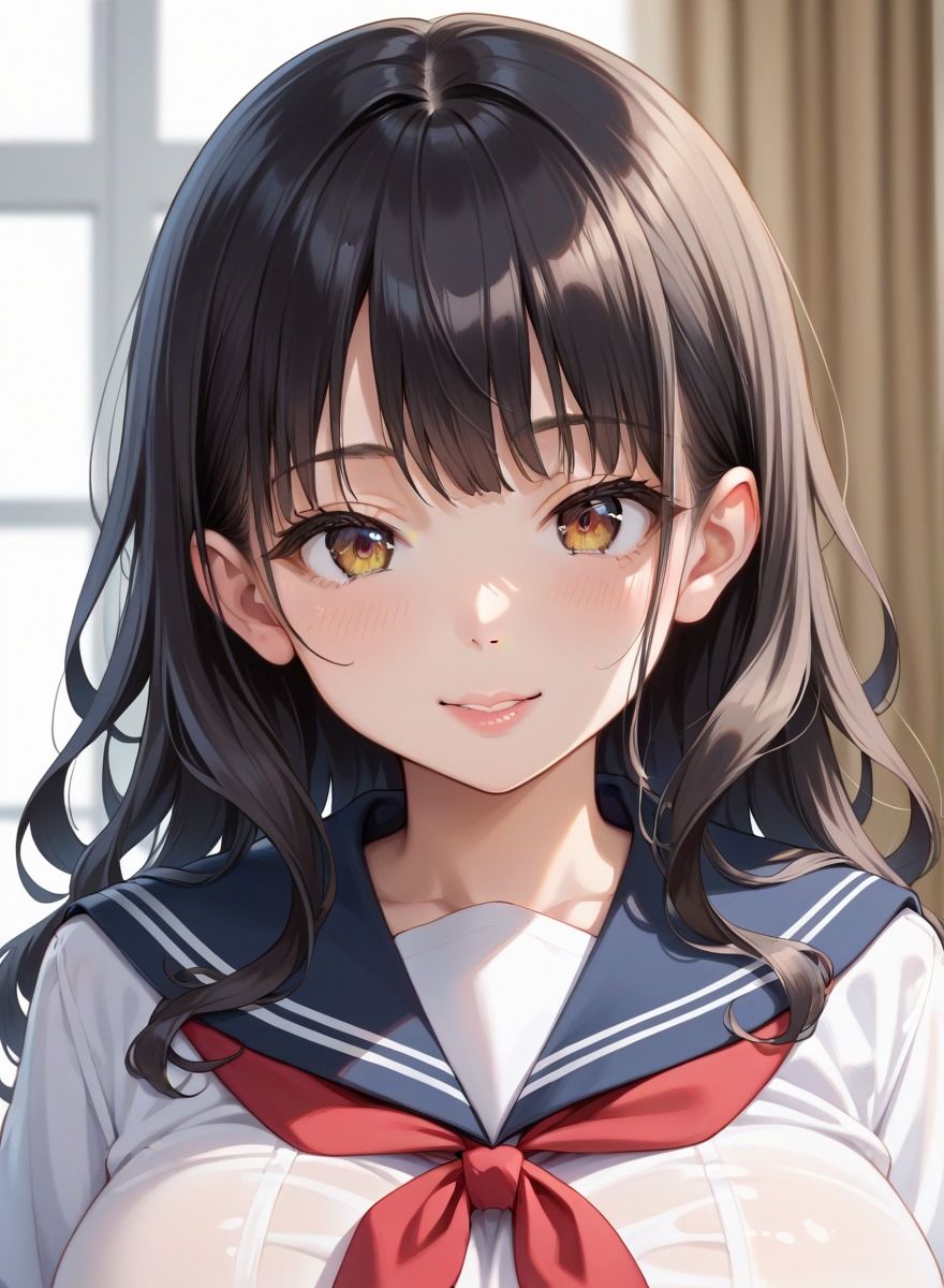 清楚巨乳の女子校生に種付け性交 画像4