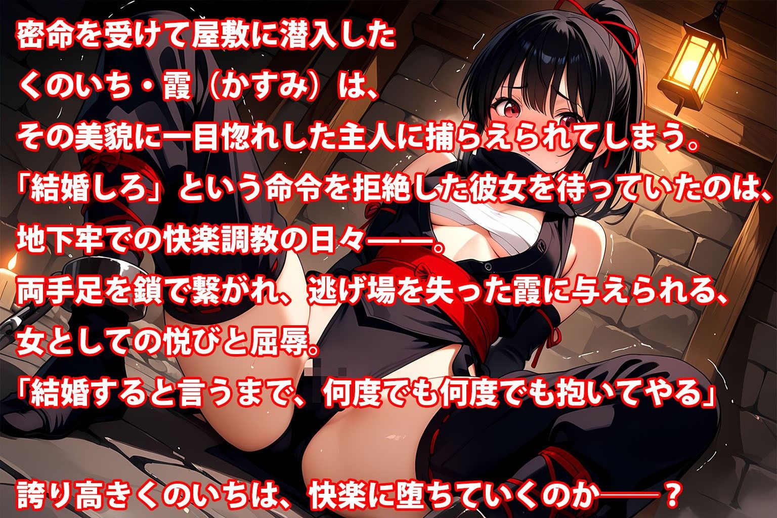 惚れられくのいち霞の受難!拒絶から始まる、愛と執着の鎖 画像1