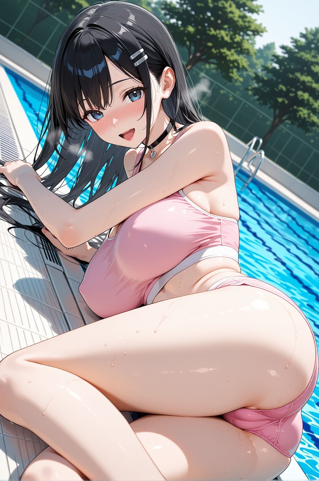 クラス一の美少女が水着グラビアのモデルになってくれるCG集 画像6