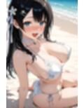 クラス一の美少女が水着グラビアのモデルになってくれるCG集