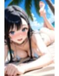 クラス一の美少女が水着グラビアのモデルになってくれるCG集