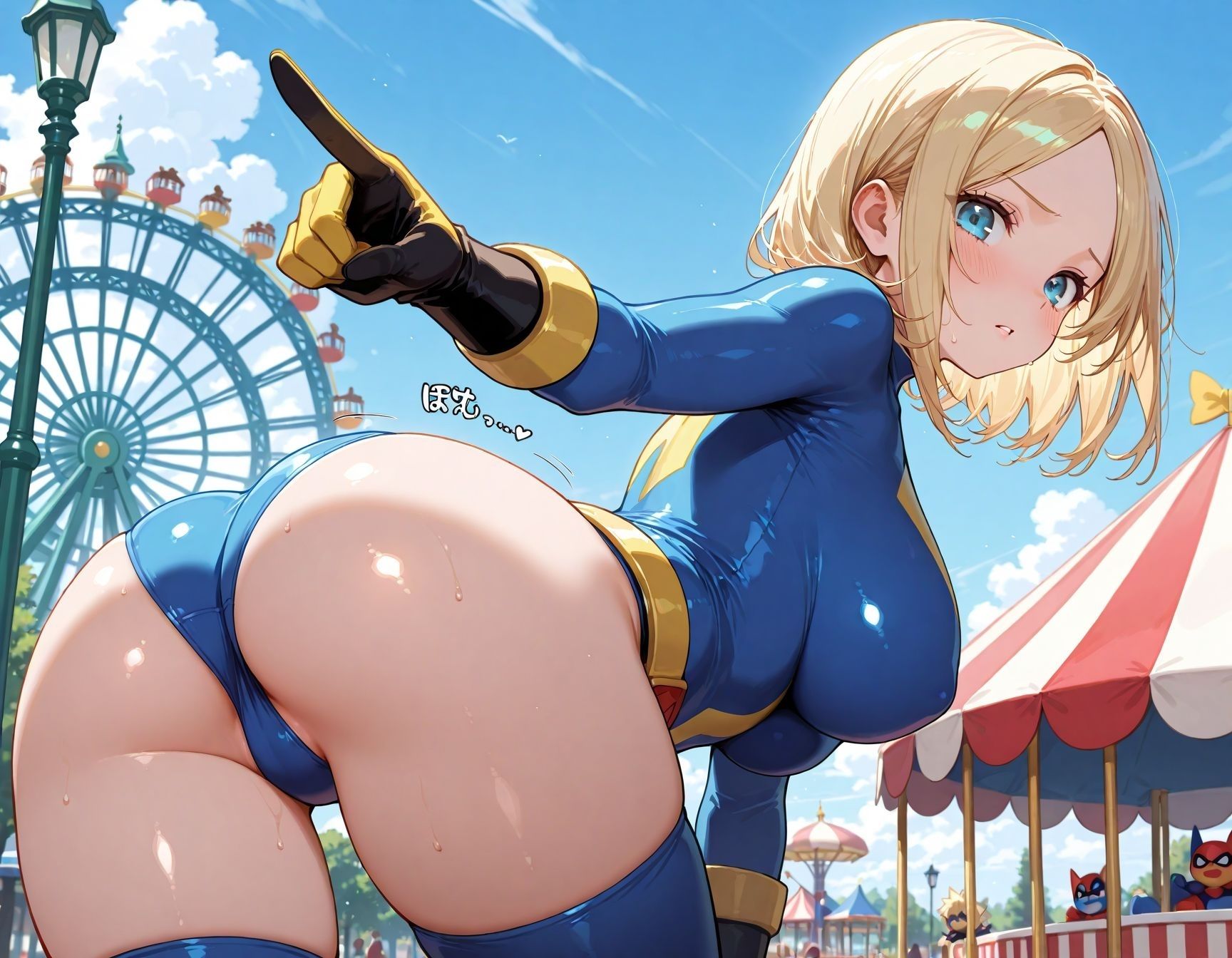 サンプル画像1:性育実習  遊園地クルー編(トムヤムクン) [d_656207]