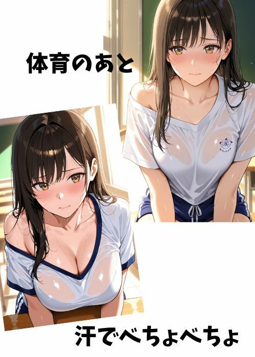 サンプル画像1:体育の後。。。ちょっとだけやっちゃった。(すぐイケ。) [d_656218]