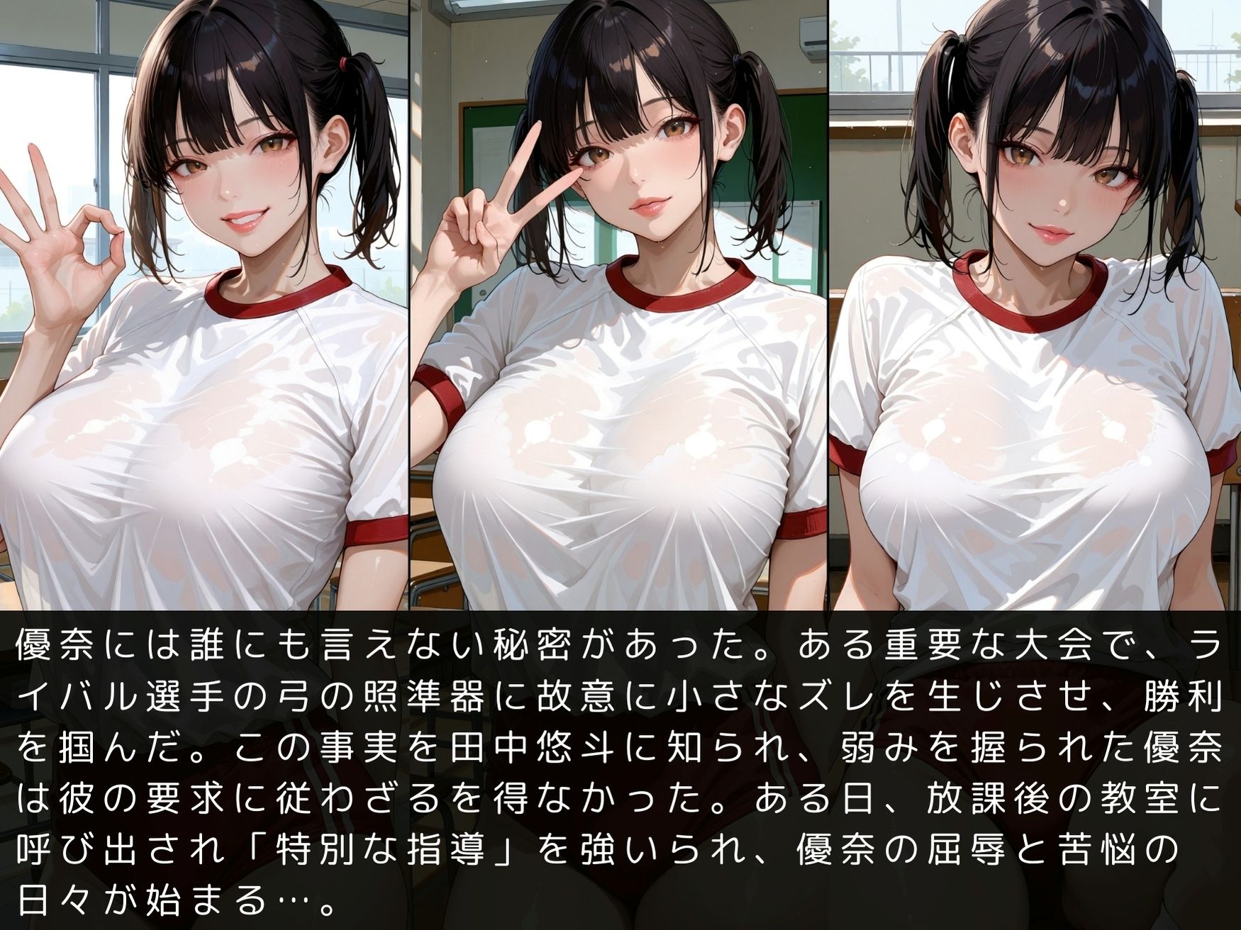 サンプル画像4:放課後の性指導 〜葉月優奈の禁断の記録-ハメ撮り(mapuememaru) [d_656260]