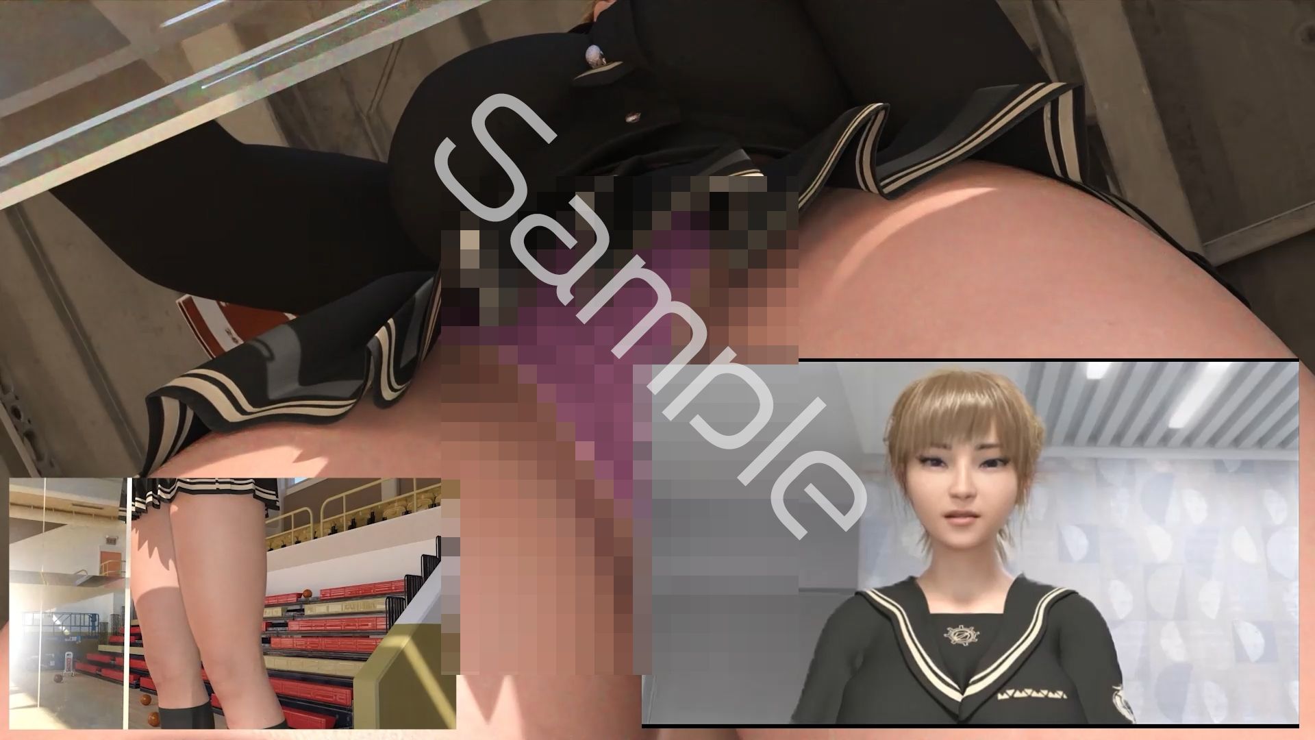 【▲100●100】生徒会長 一ノ瀬廻里・県警からの事情聴取で、自らの盗撮被害動画の確認を強いられる:Vol.R012『朝の全校生徒向け演説でのスカート内逆さ撮り被害』 画像4