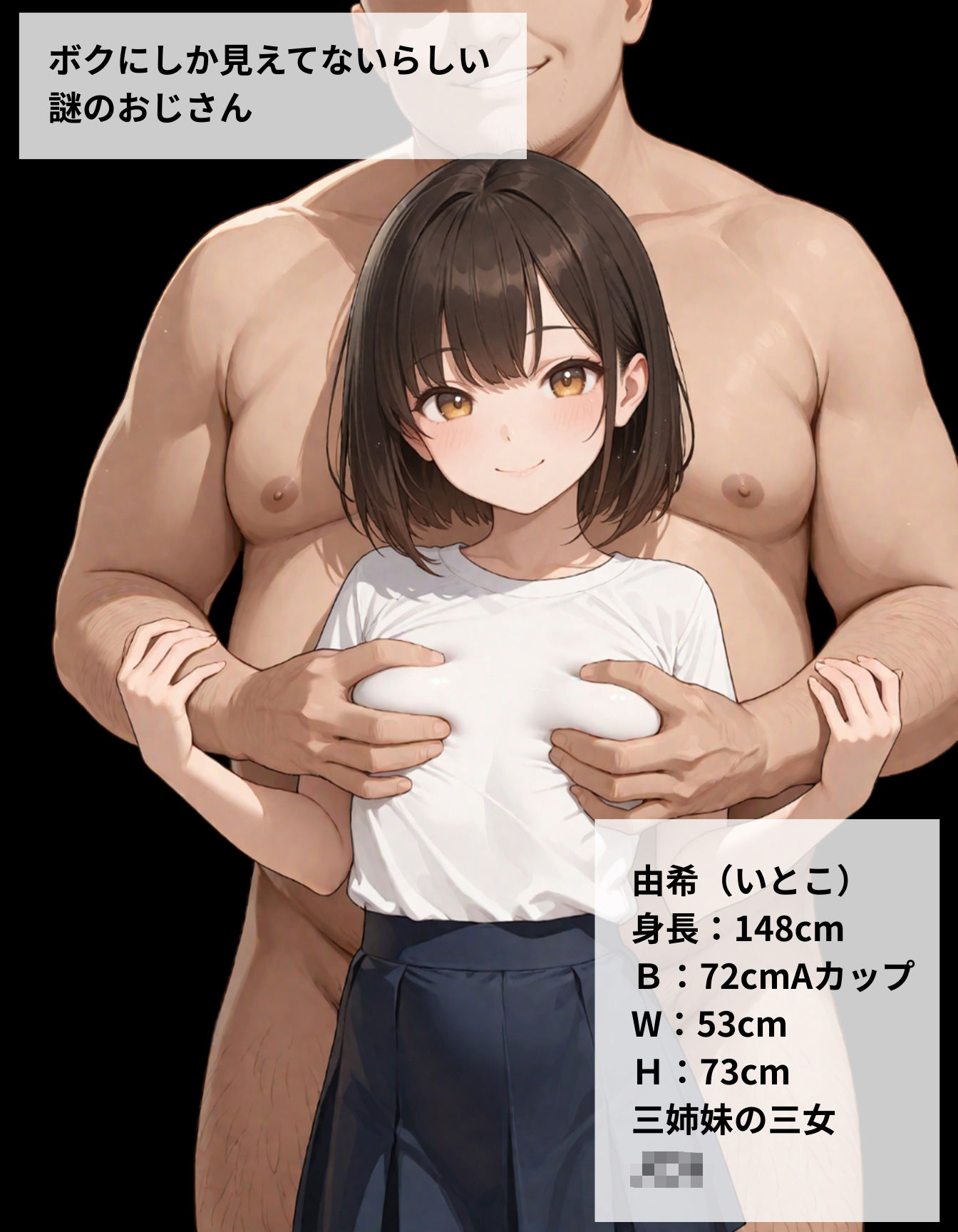 ボクにしか見えない謎のおじさん 由希ちゃん編 サンプル画像 3
