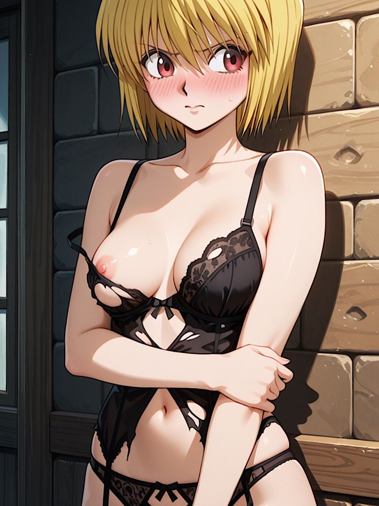 【女戦士】黒下着を念能力で覗き見屈辱! 画像7