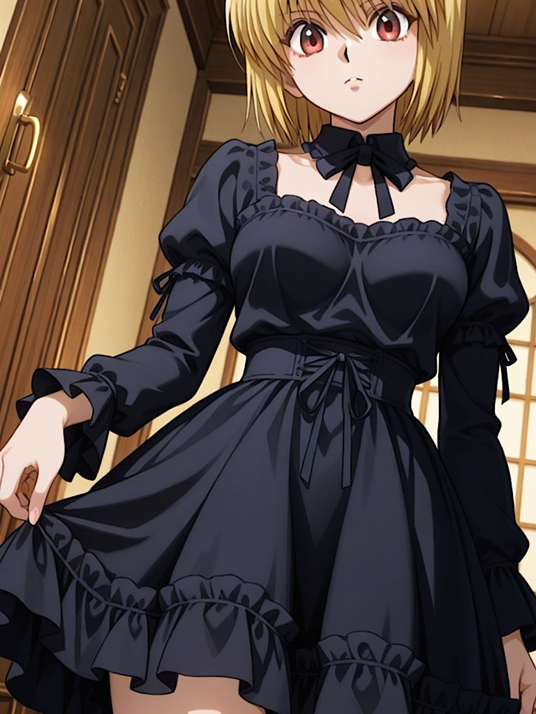 【女戦士】黒下着を念能力で覗き見屈辱! 画像10