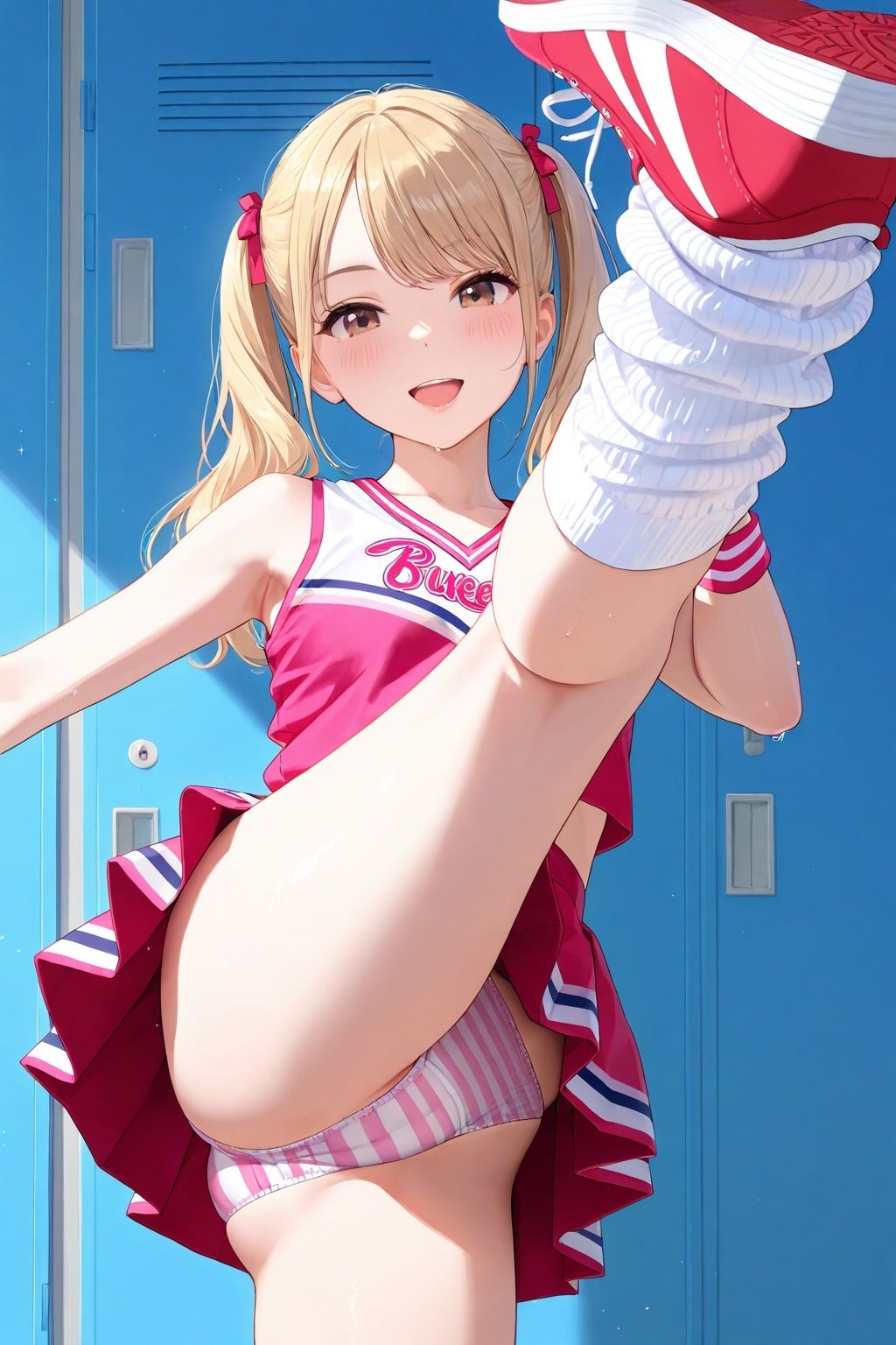 サンプル画像6:生パンチアガールのたくし上げ＆ハイキックパンチラ(あみゅみゅ) [d_656562]