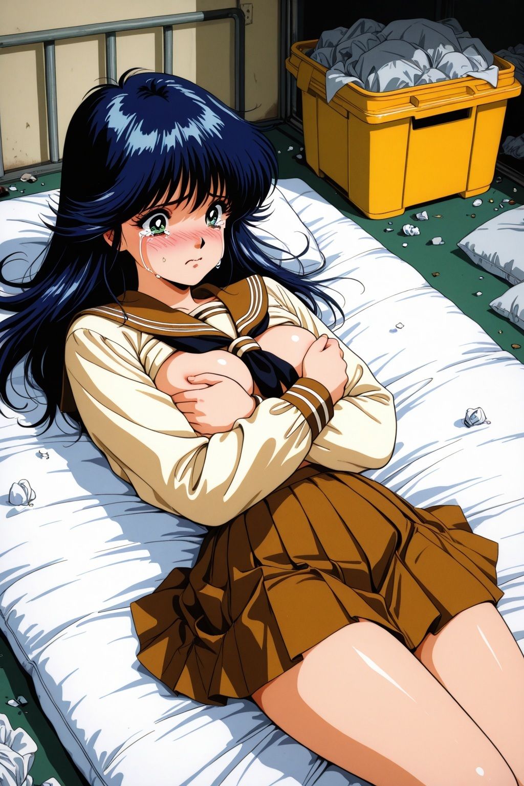 汚部屋に監禁され処女喪失 中出し孕ませセックス  鮎●まどか 画像5
