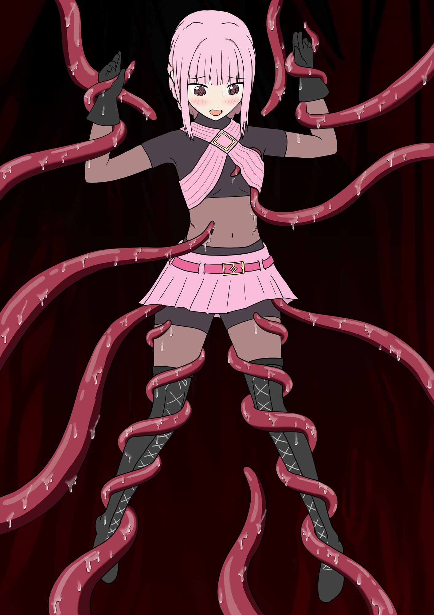 サンプル画像2:触手調教記録 〜環いろは〜 vol.1＜服辱編＞(パチンカスの逆襲) [d_656707]