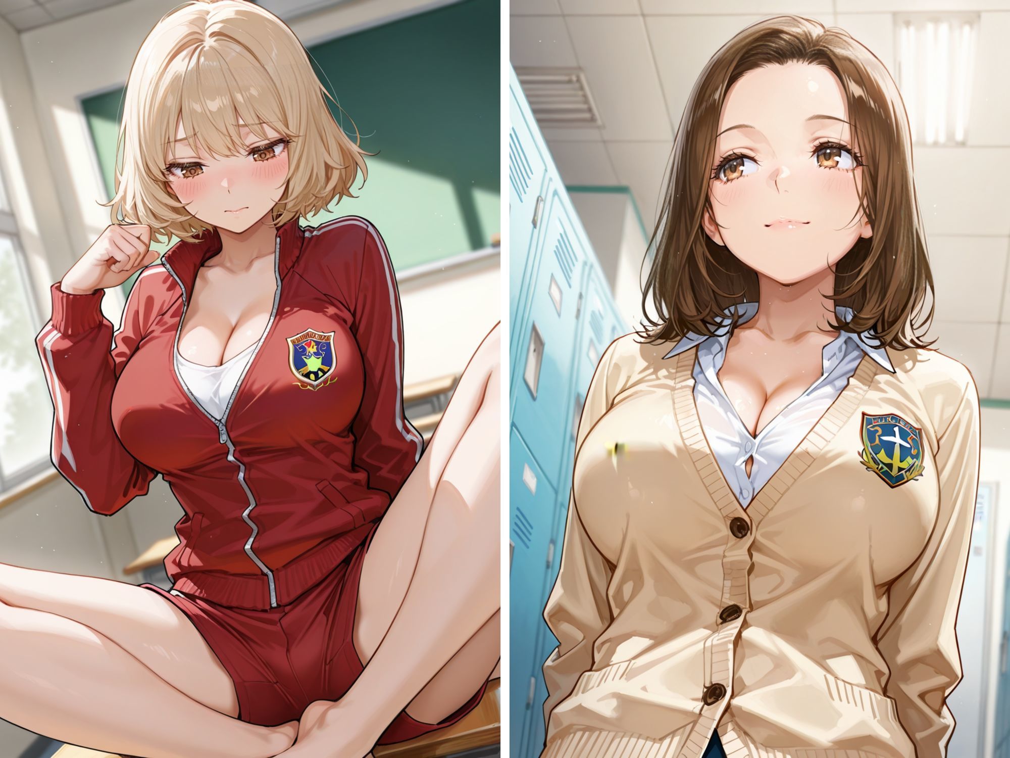 サンプル画像4:爆乳学院ーデカパイしかいない学院生活【B組編】(じごろう(jigorou)) [d_656741]