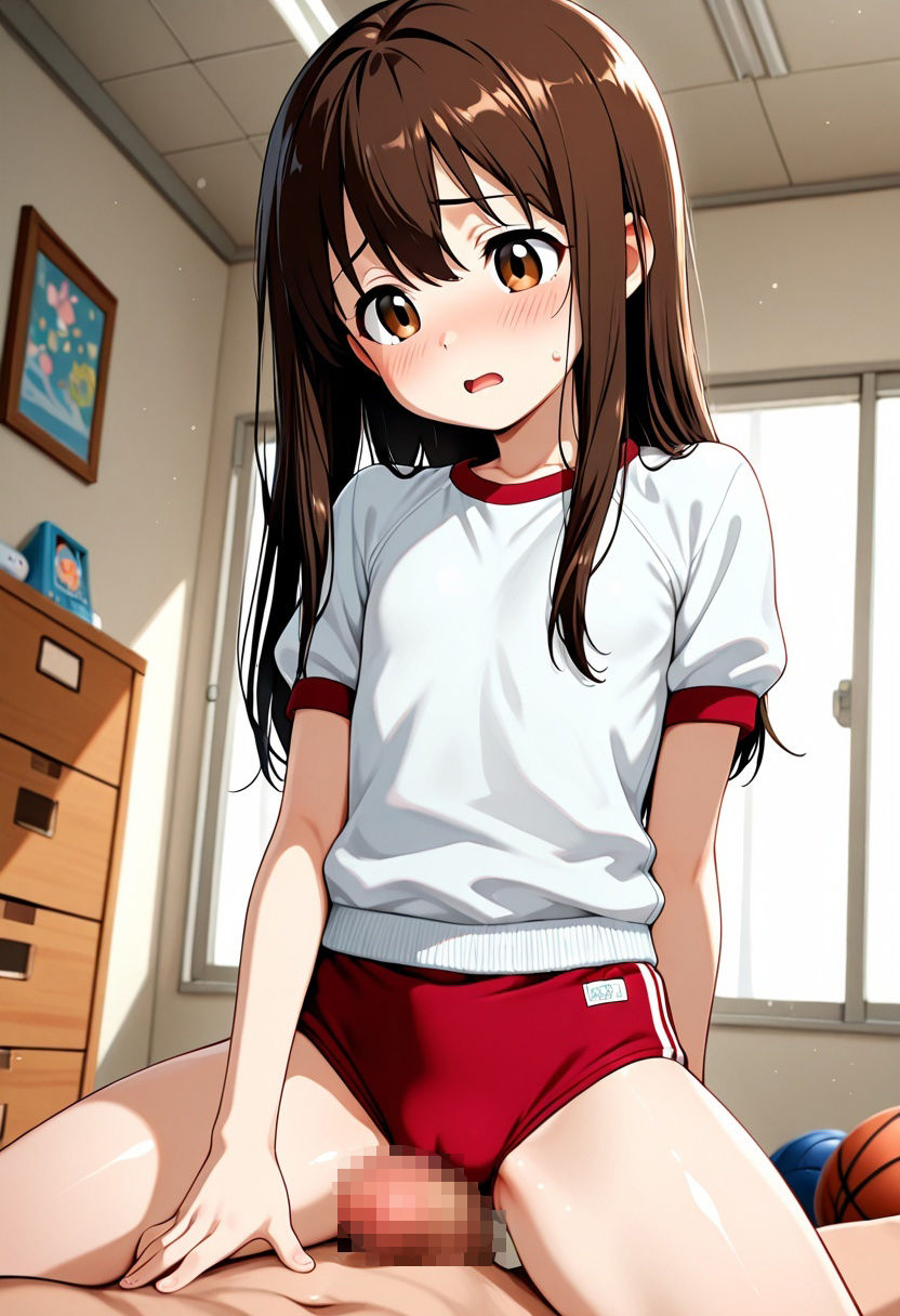 ブルマ少女と汗だく中出しえっち サンプル画像 5