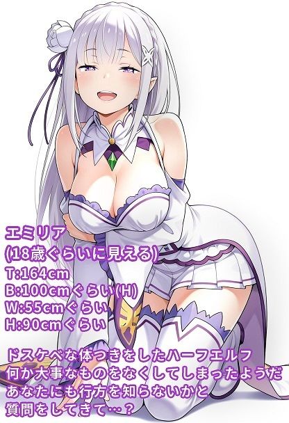 サンプル画像1:エミリアにマゾなのがバレた(デカパイ屋さん) [d_656911]