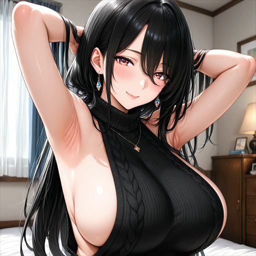 巨乳×セーター 画像1