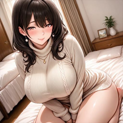 巨乳×セーター 画像2