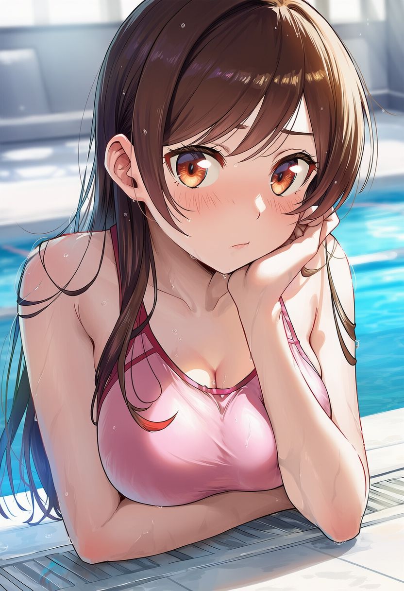 レンタル彼女と競泳水着でえっち 画像5