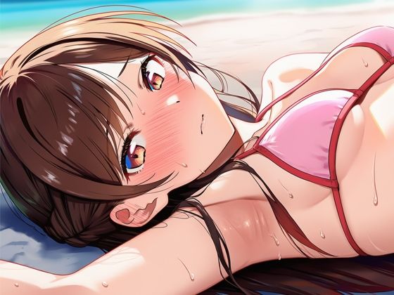 レンタル彼女と個室トイレで水着えっち
