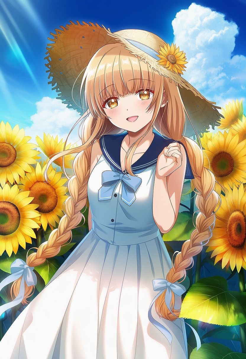 サンプル画像1:天使なお隣様のセーラーワンピース(美女木ジャンクション) [d_657055]