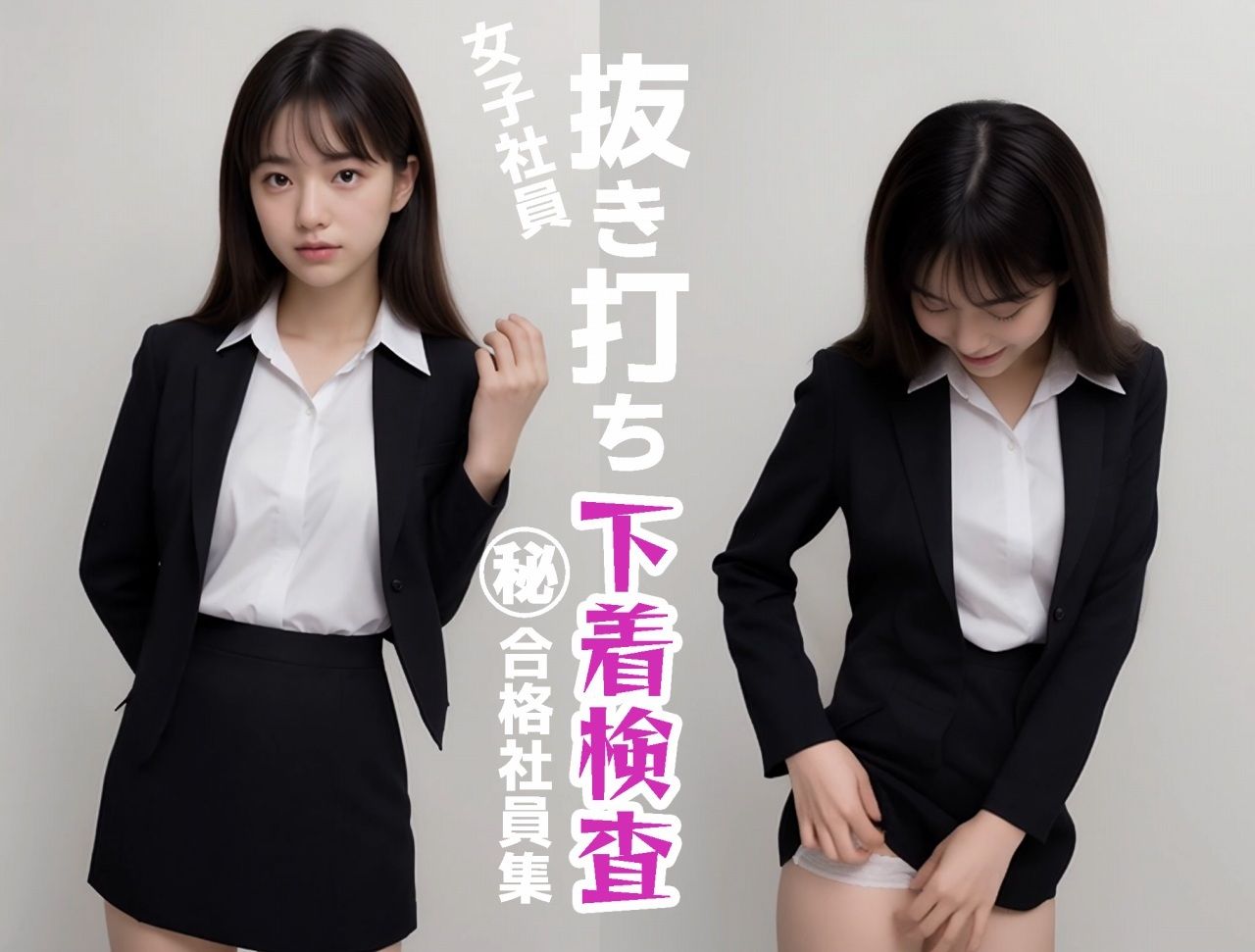 サンプル画像3:【動画  抜き打ち下着検査】スカートをおろして下着を確認する動画(ぽるえち) [d_657056]