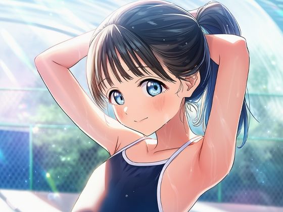 セーラー服の子のスク水えっち