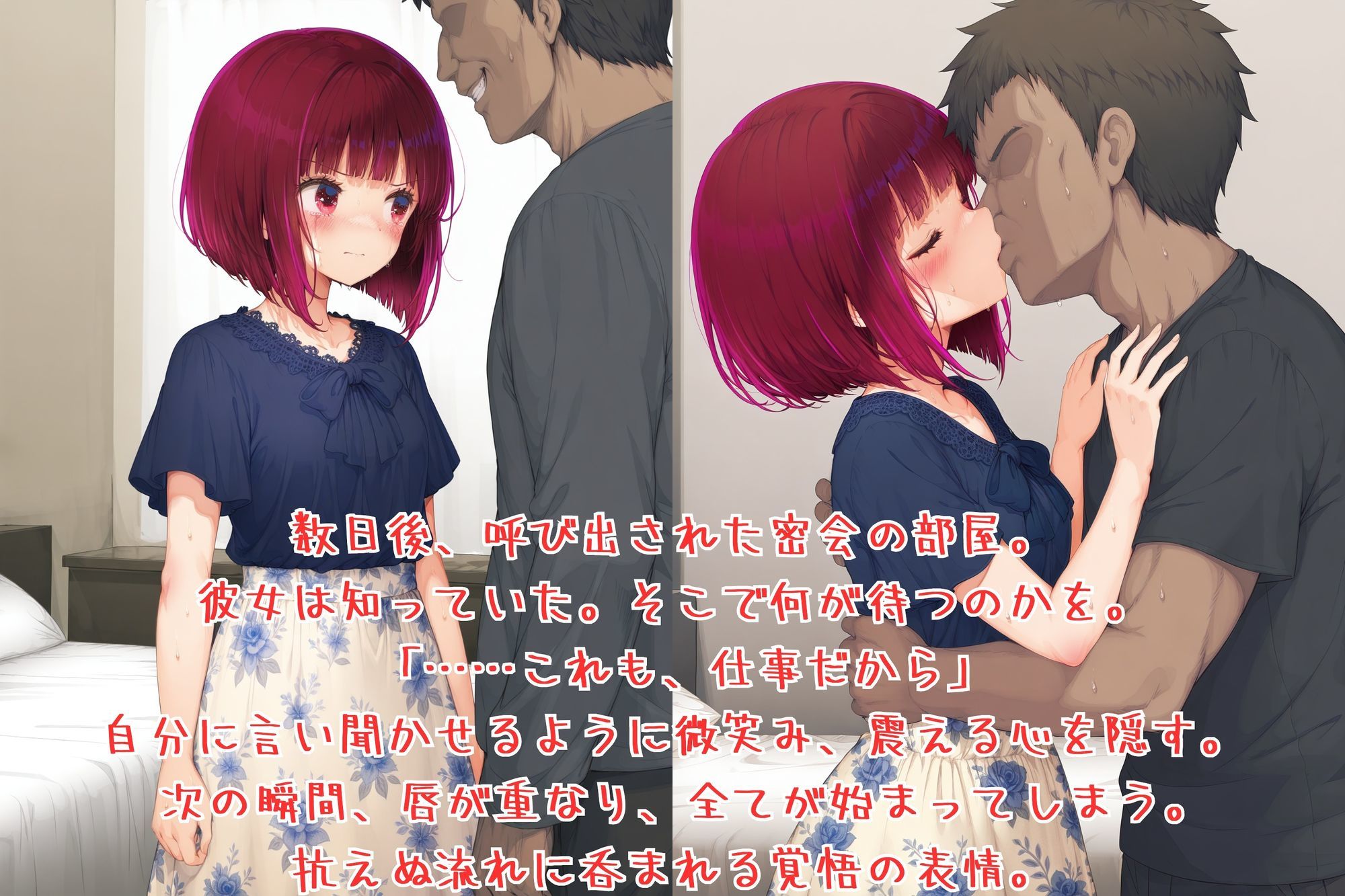 サンプル画像2:芸能土方 ― スポットライトに届かぬ声 ―(絵心あいのAI生成アトリエ) [d_657119]