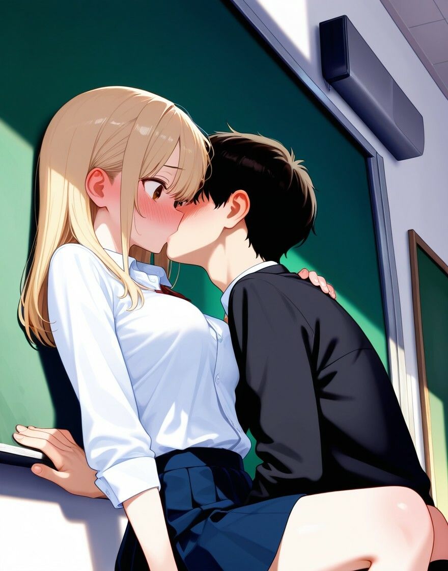 性春学園 ミニスカJ系と体液まみれで絡み合う 画像8