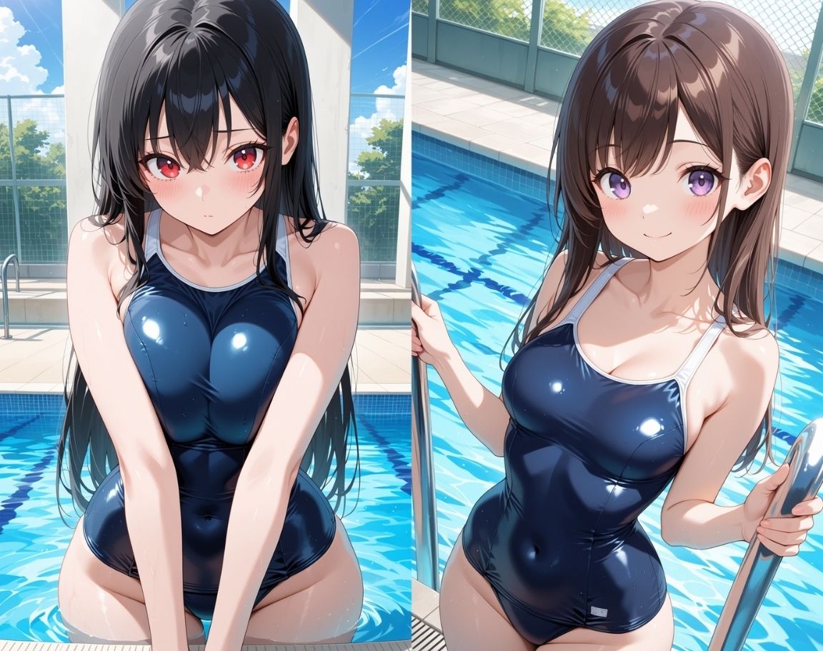 サンプル画像1:女子校生レ〇プ計画〜スク水女子校生中出し編〜(ドスケベ戦隊) [d_657201]