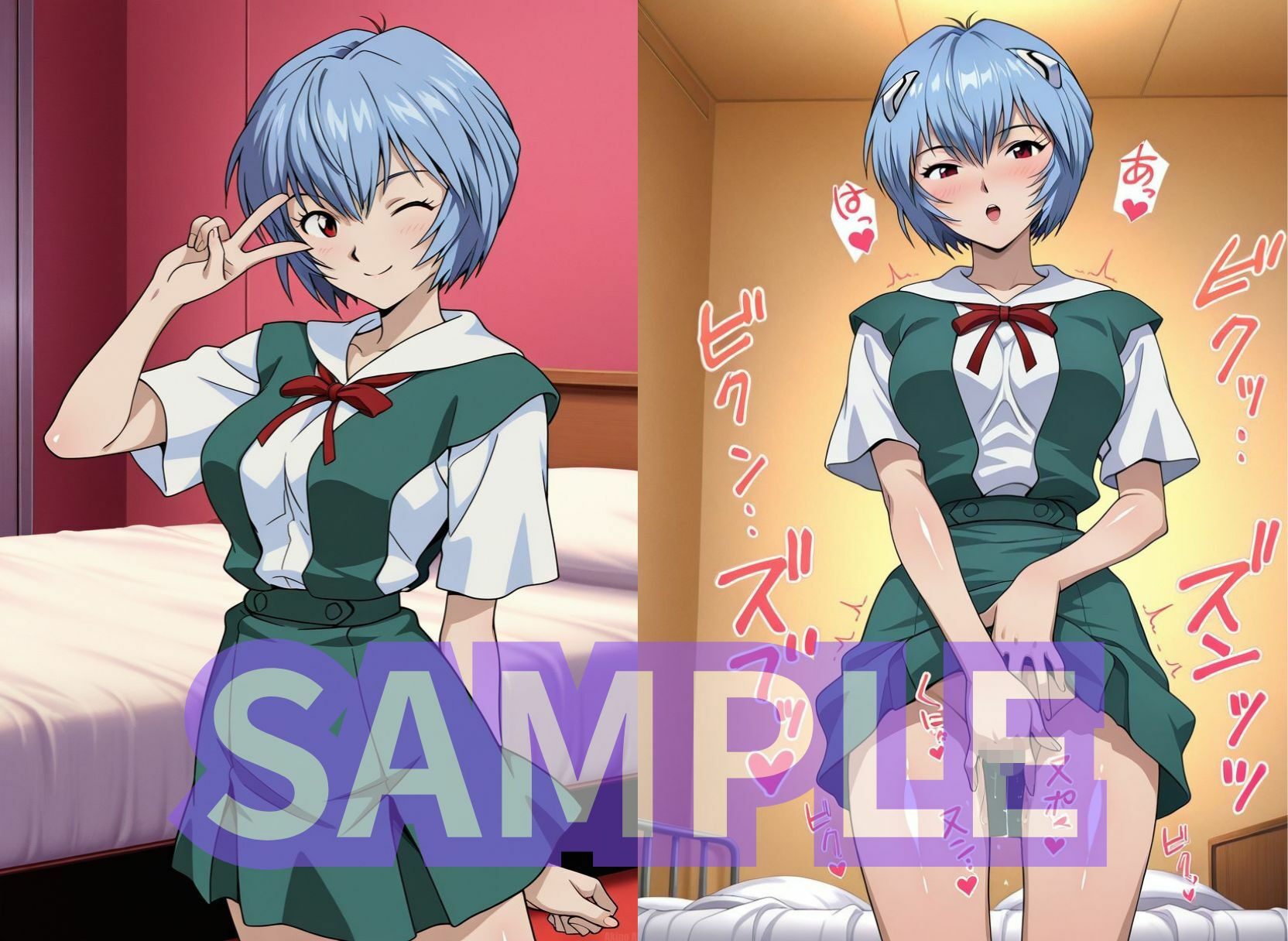 エヴァの3人がオナニーを見せてくれる 画像4
