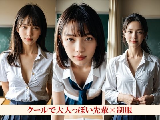 僕のことが好きらしい大人っぽい先輩、夏休み出校日 秘密の思い出作り〜陰毛生えてる美人な先輩は騎乗位が好き〜 画像2