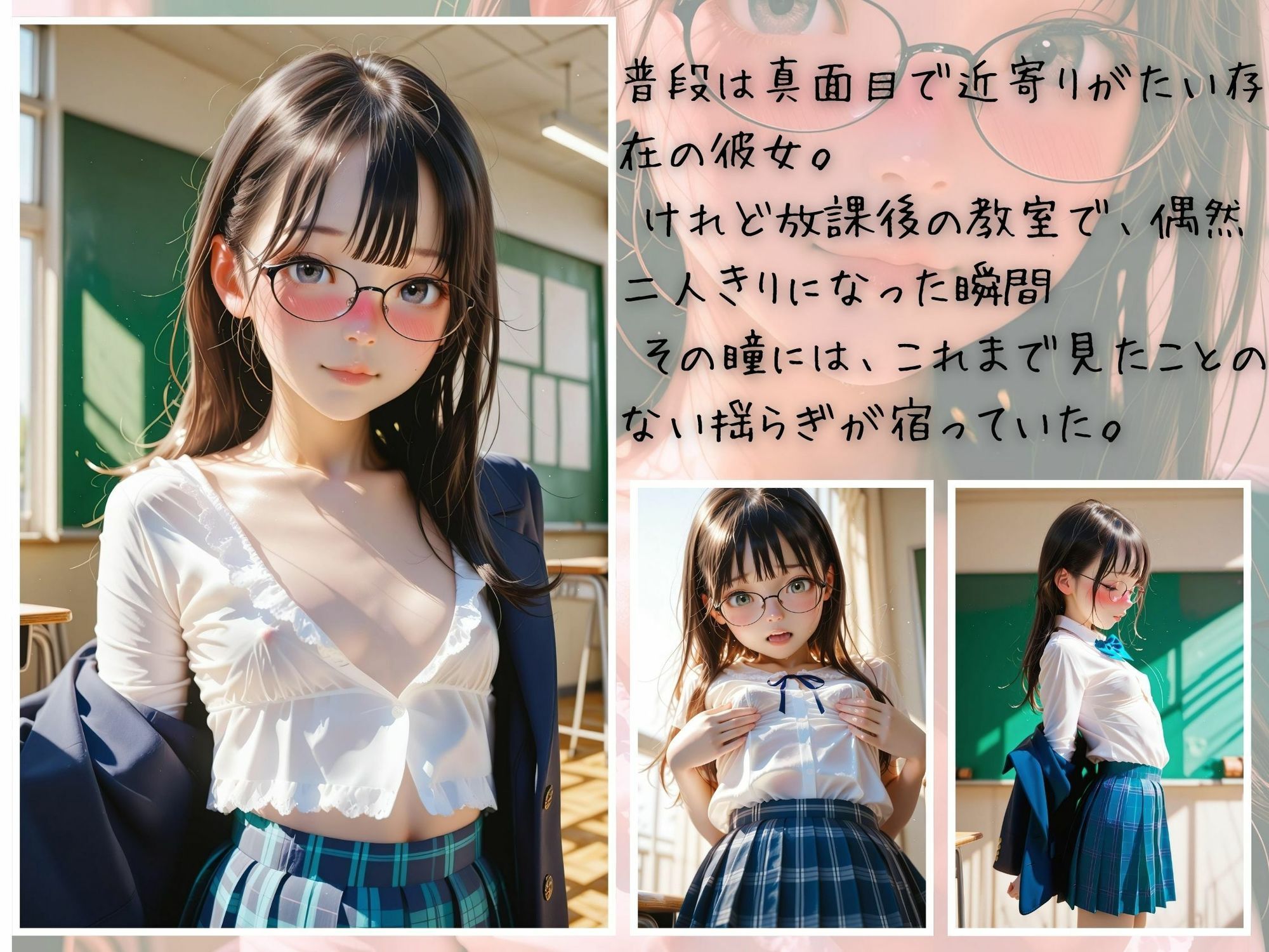 放課後リアル #04 〜メガネの奥に隠した視線〜 画像1